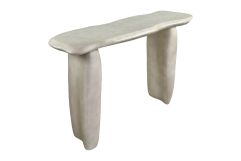 Nouveau Slone - Modern Beige Concrete Console Table