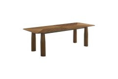 Nouveau Sawyer - Modern Walnut Rectangular Dining Table