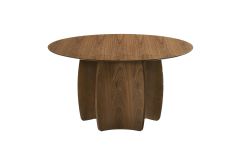 Nouveau Titus - Modern Walnut Round Dining Table