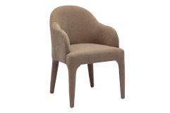 Nouveau Reedy - Modern Tan Fabric Dining Chair
