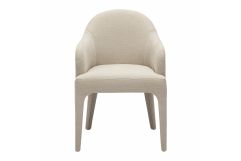 Nouveau Reedy - Modern Beige Fabric Dining Chair