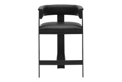 Nouveau Boswell - Modern Black Faux Leather Counter Chair