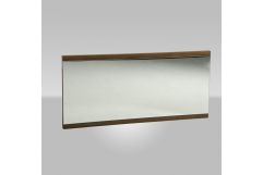 Rondo Mid-Century Walnut Mirror
