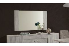Alexa Italian Modern Grey Buffet Mirror