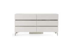 Angela - Italian Modern White Dresser