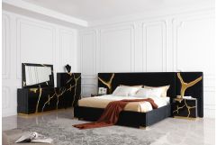 Aspen - Modern Black and Gold Dresser