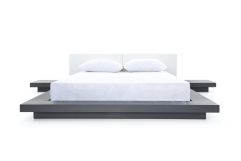 Opal Modern Wenge & White Platform Bed