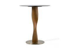 Calvary - Mid-Century Modern Ceramic + Walnut Bar Table