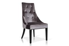 Charlotte - Grey Velour Dining Chair (Set of 2)