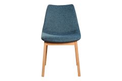 Chrissy - Modern Blue Fabric Dining Chair (Set of 2)