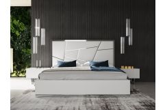 Chrysler Modern White 4-Piece Bedroom Set