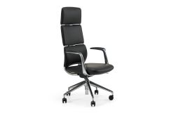 Clyne - Modern Black Vegan Leather Executive Office Chair