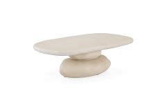 Coates - Modern Beige Fiberform Coffee Table