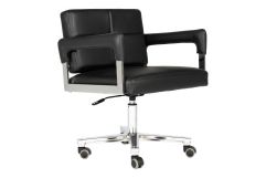 Craig Modern Black Bonded Leather Office Chair