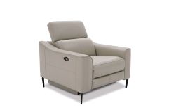 Eden - Modern Grey Leather Armchair