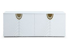 G1869 - White + Gold Buffet