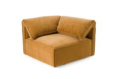 Gene - Modern Fabric Modular Corner Sectional Seat