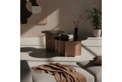 Ingram - Modern Round Nesting Coffee Table Set