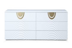 J1869-D - Sample - White + Gold Dresser