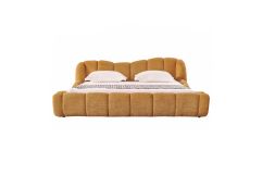 Janine - Modern Camel Fabric Bed