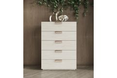 Lago - Modern Faux Travertine Chest