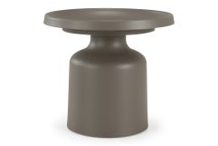 Lanuza - Outdoor Taupe End Table