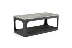 Marco - Modern Black & White Granite Coffee Table