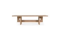 Mineola - Modern Natural White Oak 110" Dining Table
