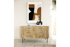 Cambridge White Marble & Mango Dresser