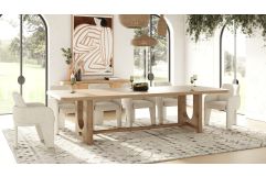 Walz - Modern Natural Oak Rectangular Dining Table
