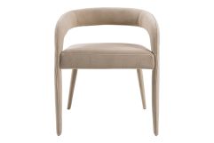 Mundra - Modern Beige Fabric Dining Chair