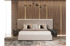 Penrose + Aspen - Modern Beige + Brown Ash 4-Piece Bedroom Set