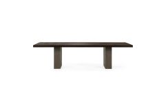 Renzo Modern Oak & Concrete 118" Dining Table