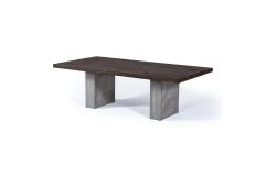 Renzo Modern Oak & Concrete 94" Dining Table