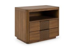 Salazar - Modern Acacia Nightstand