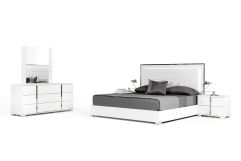 San Marino Modern White Bed