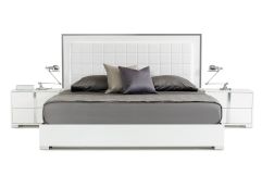 San Marino Modern White Bed