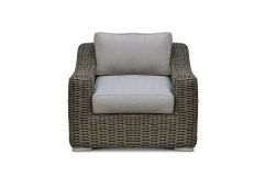 Sapelo Outdoor Beige Wicker Chair