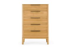Modrest Seattle - Modern Natural Oak Nightstand