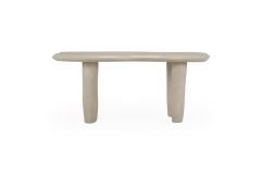 Slone - Modern Beige Concrete Dining Table