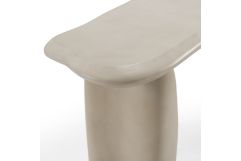 Slone - Modern Beige Concrete Console Table
