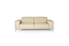Soho - Italian Off White Leather Sofa