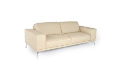 Soho - Italian Off White Leather Sofa