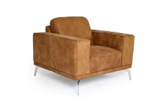 Soho - Italian Cognac Leather Armchair