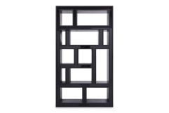 Suffolk - Contemporary Black Ash Bookcase