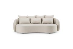 Tabarca - Outdoor Beige Fabric 3 Seat Sofa