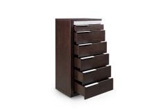 Torino Modern Brown Oak & Grey Chest