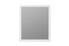 Valencia Contemporary White Mirror
