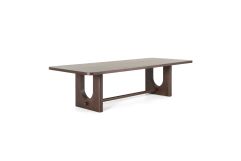 Walz - Modern Brown Oak Rectangular Dining Table