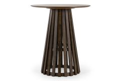 Weiss - Mid-Century Modern Wenge Round Bar Table